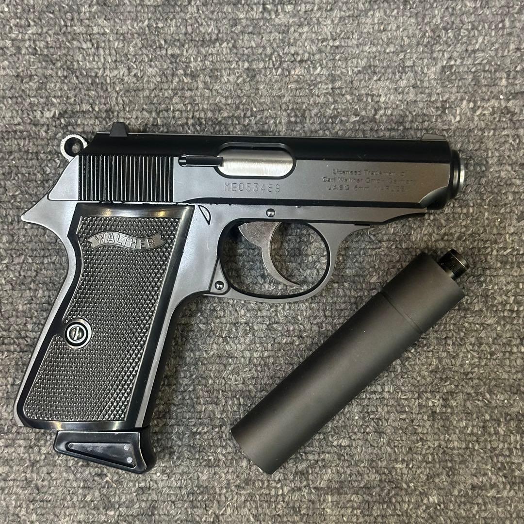 マルゼン Walther PPK/S ガスガン サプレッサー付き