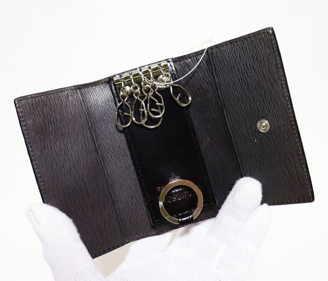 《ヴィヴィアンウエストウッド》箱付新品 アドヴァン加工 レザー5連キーケース