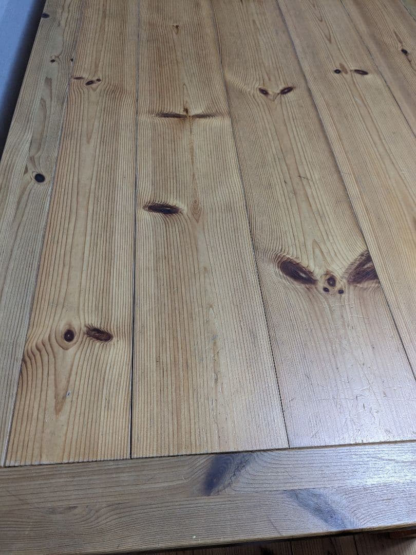 パイン材　ダイニングテーブル　4人掛け　4人　ボルドーパイン　レッドパイン