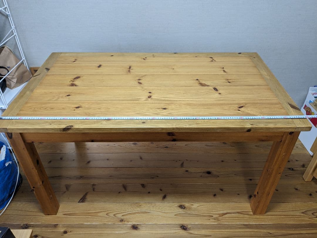 パイン材　ダイニングテーブル　4人掛け　4人　ボルドーパイン　レッドパイン