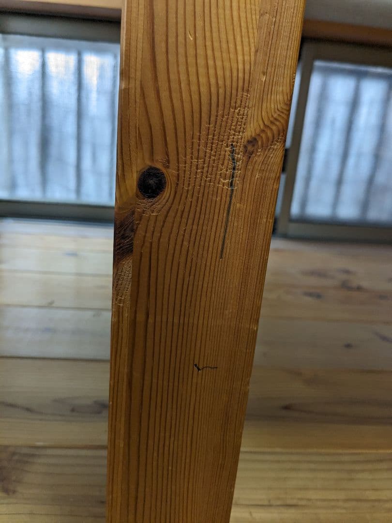 パイン材　ダイニングテーブル　4人掛け　4人　ボルドーパイン　レッドパイン