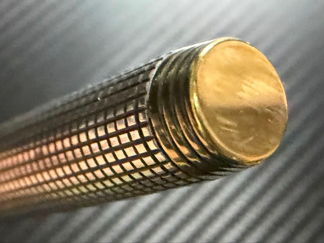 極美 パーカー 75 シズレ スターリングシルバー フラットトップ XF 万年筆