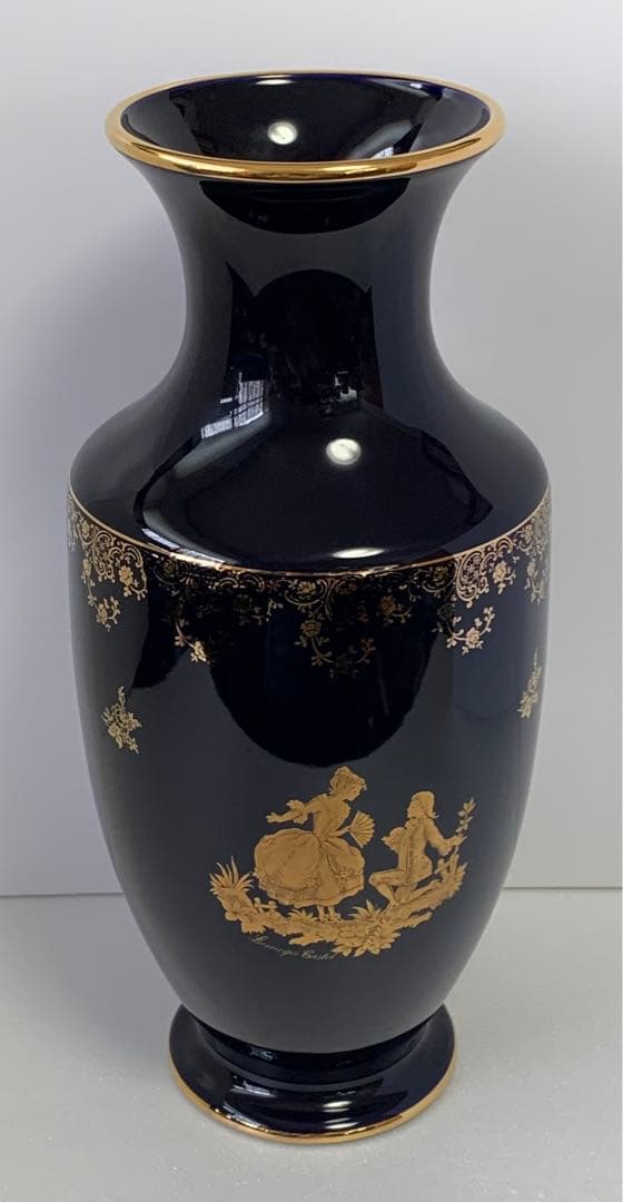 《美品》《送料無料》⭐︎LIMOGES CASTEL フランス製　22金　花瓶♪⭐︎