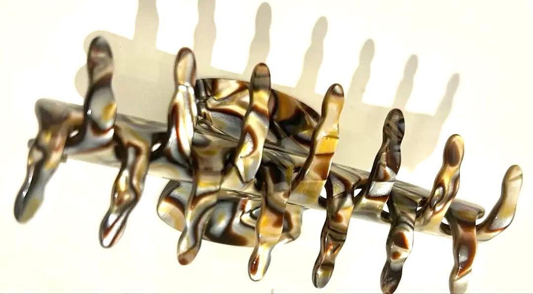 アレクサンドルドゥパリ ヘアクリップ(L) ヘアアクセサリー オニキス