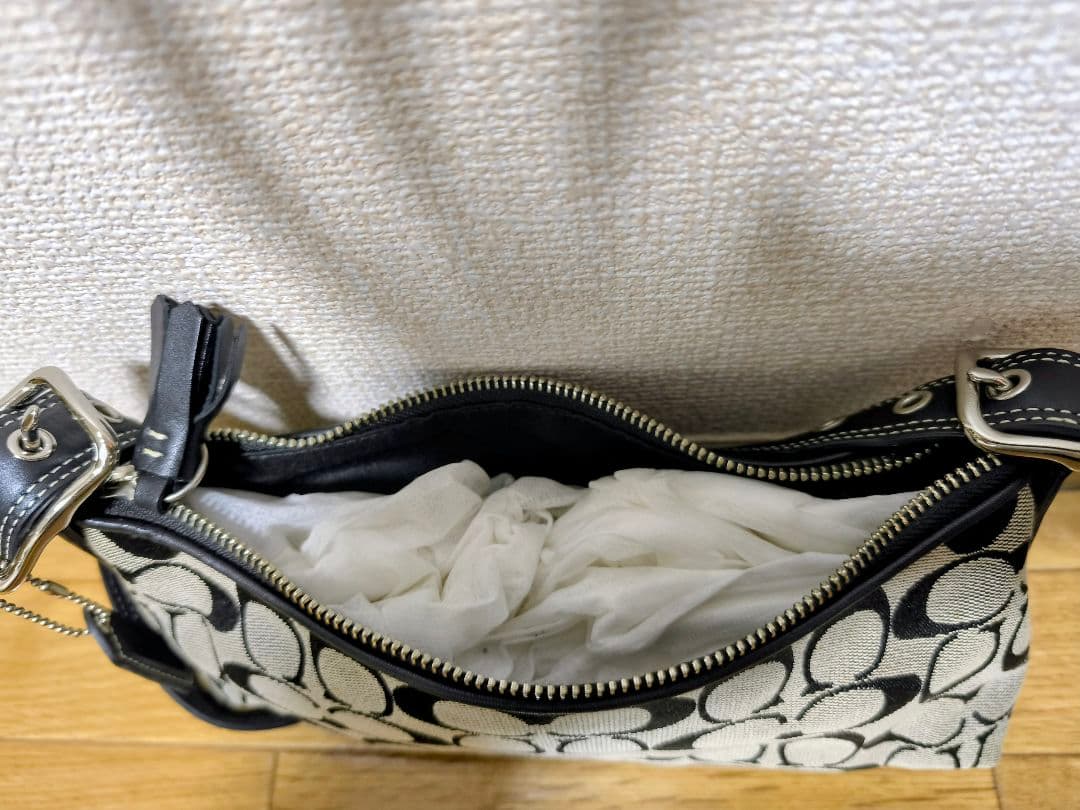 COACH ショルダーバッグ ブラック/ベージュest1941