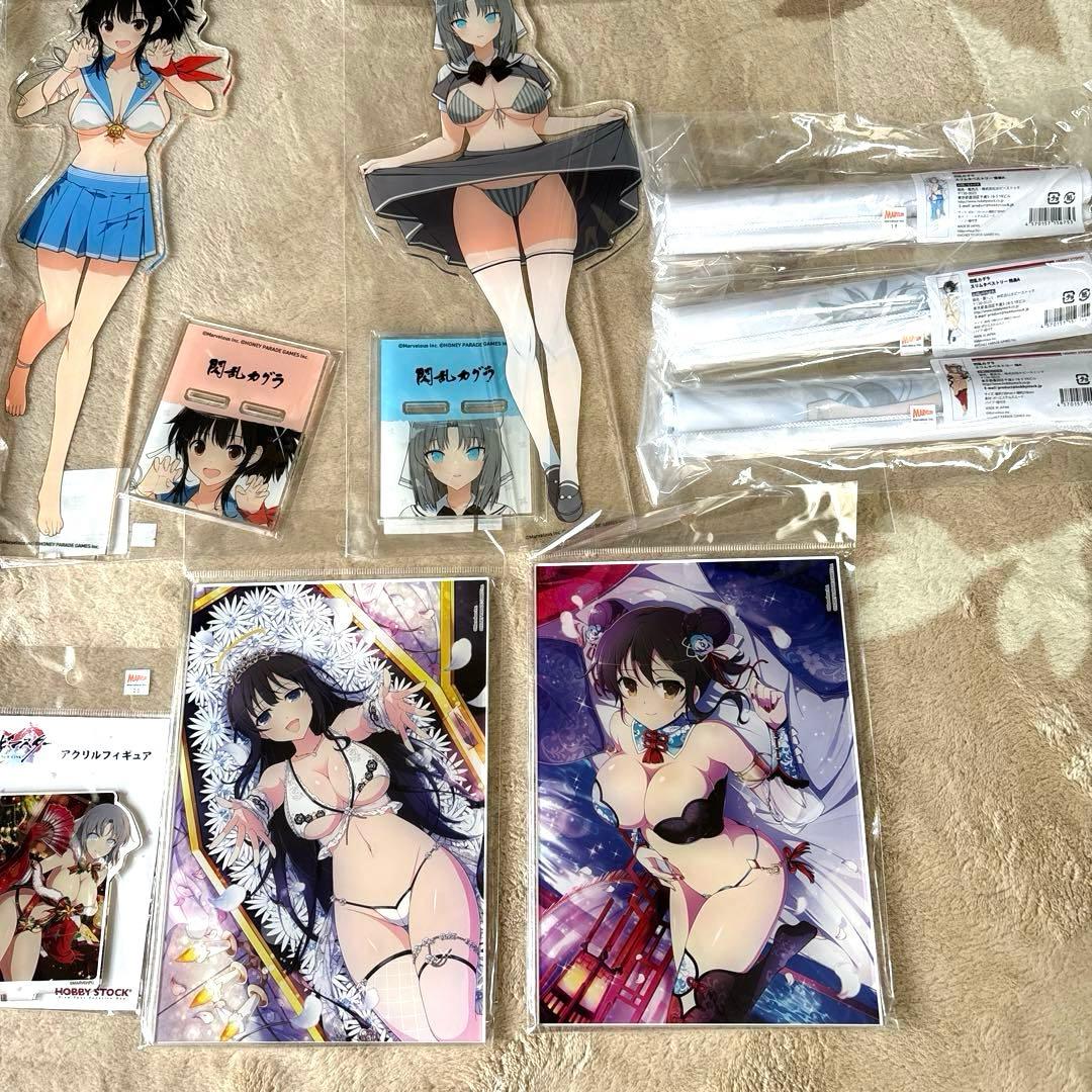 【閃乱カグラ10点商品】 全て新品未開封品です。 アクリルスタンド タペストリー