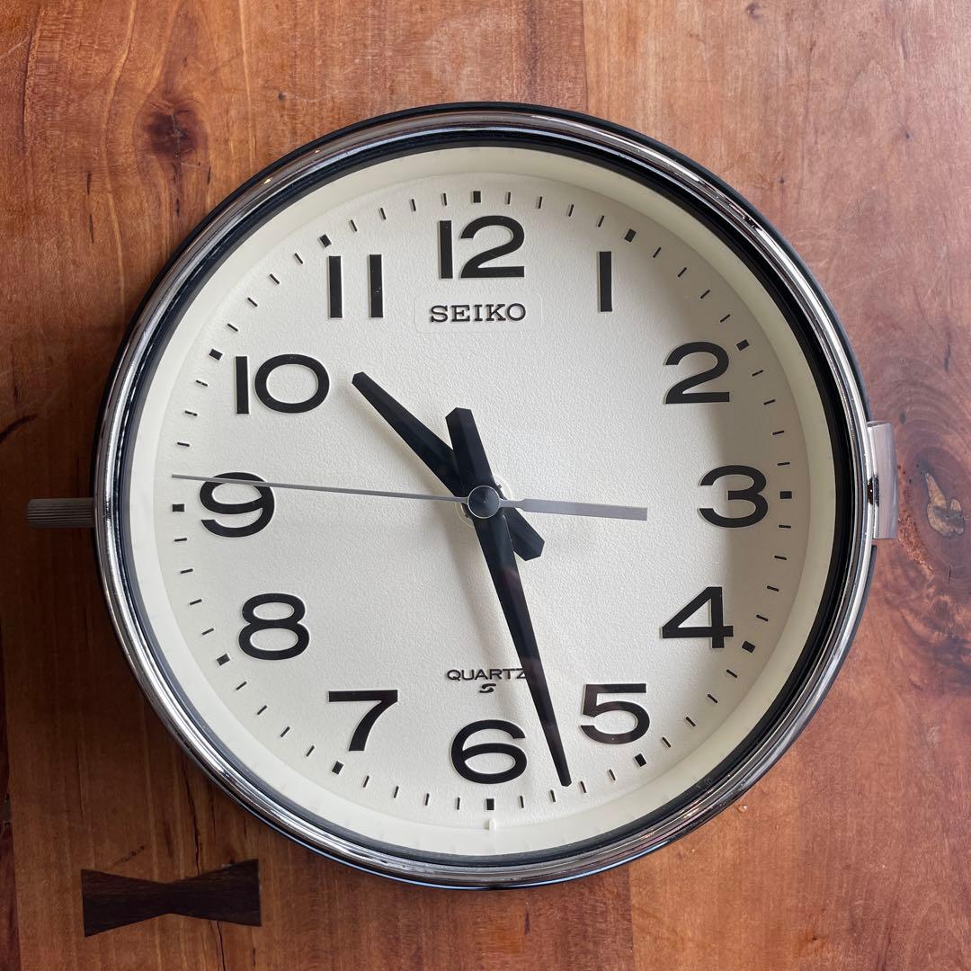 SEIKO クォーツ時計 KS474M セイコー 掛け時計 船舶時計
