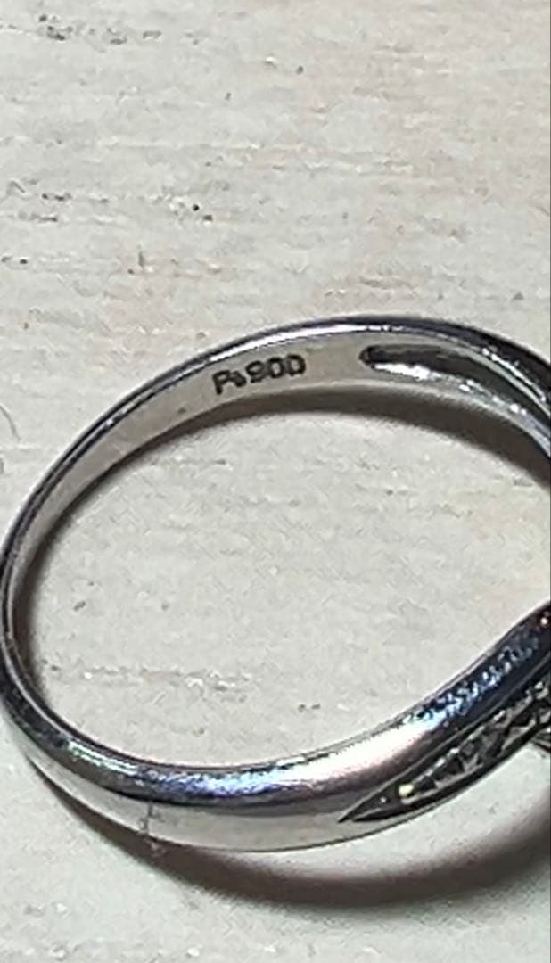 Pt900 プラチナ　リング　10号　SCARABE製