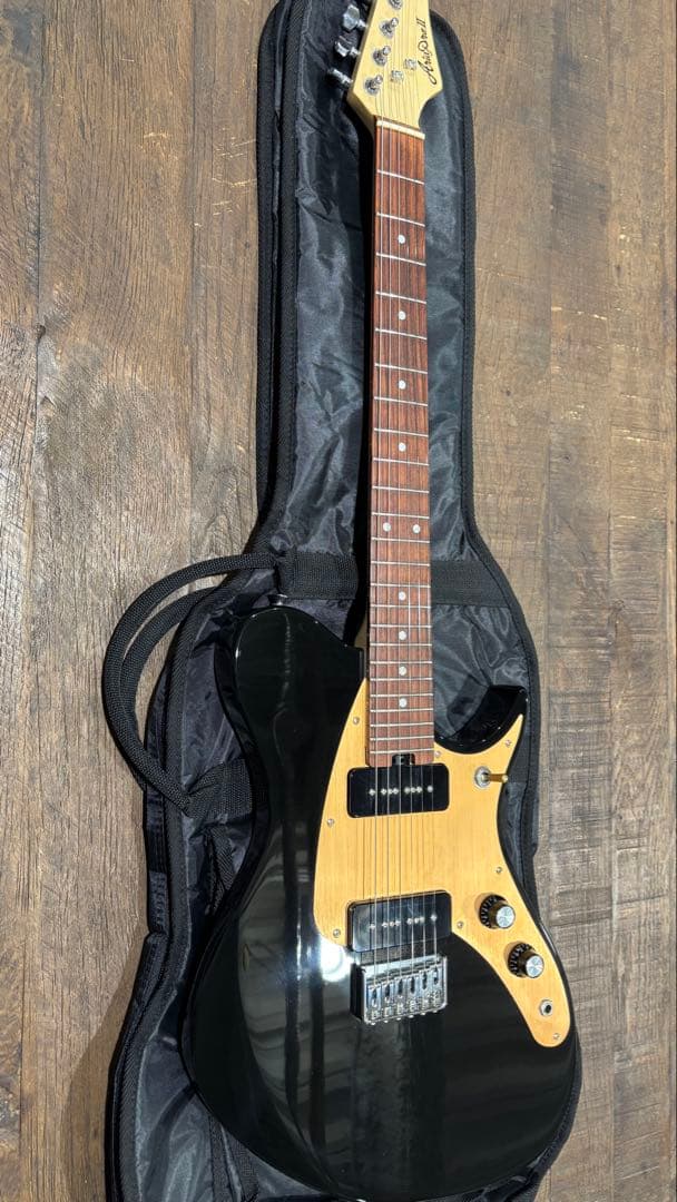 Aria pro Ⅱ Jet Black アリアプロ2 エレキギター