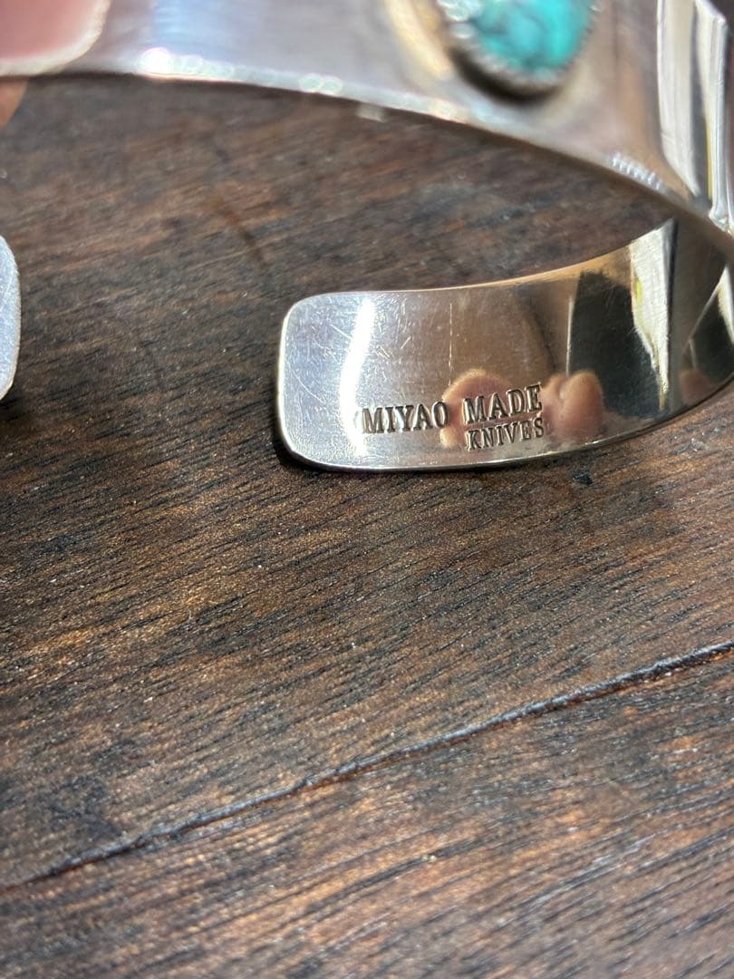 MIYAO MADE ターコイズ シルバーバングル　ホイールワークス