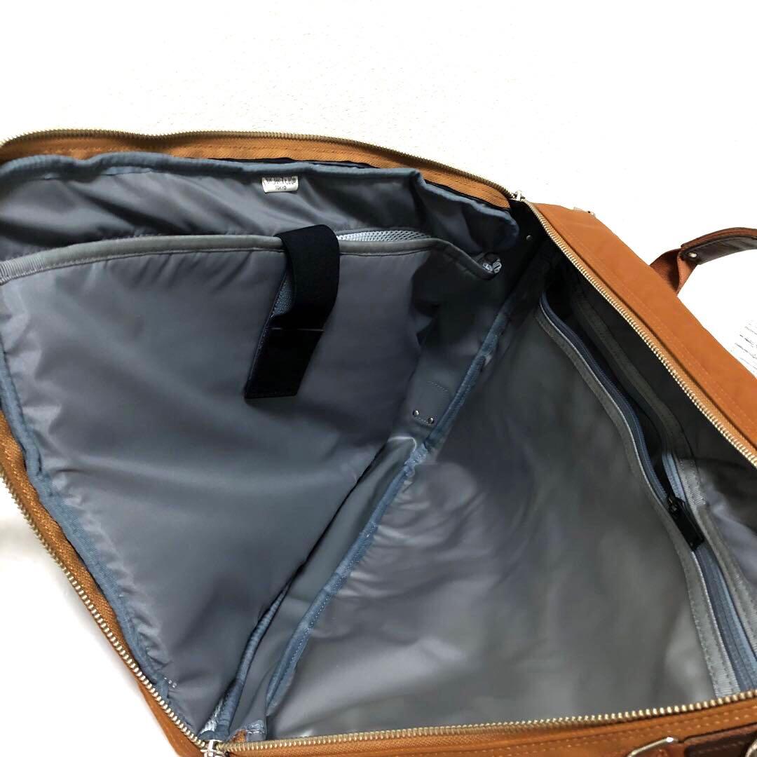 超美品✨人気 ポーター リフト ビジネスバッグ3way 2層 A4可 ブラウン