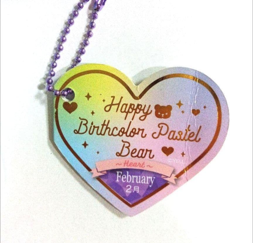ハッピーバースデー　カラーパステルベアー2月♥︎新品未使用　④