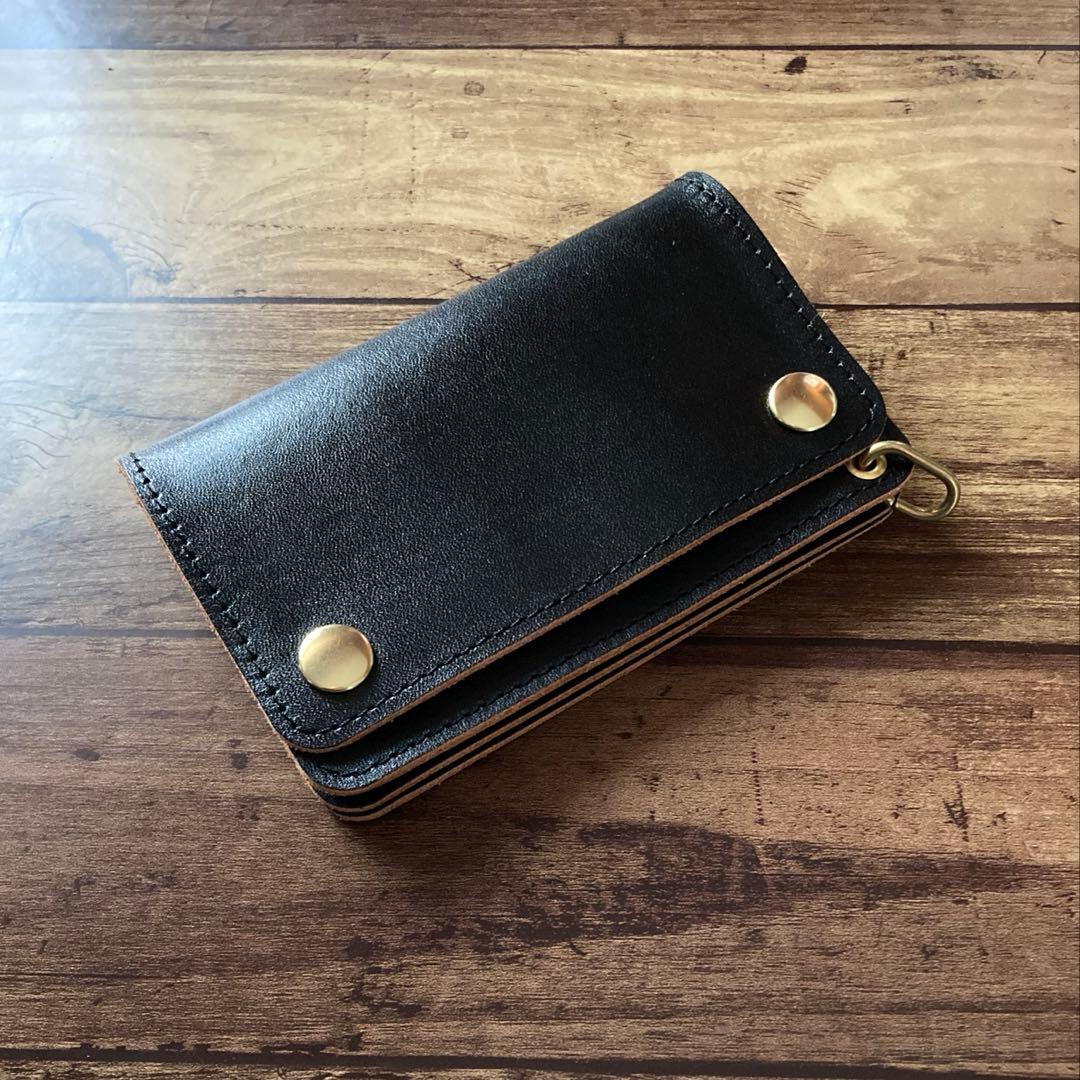 【Misaki483mm】トラッカーウォレット150【お札を折らずに収納】