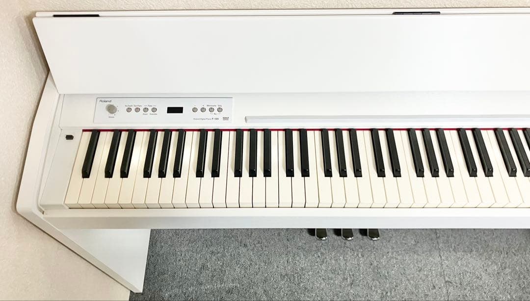 【美品】Roland 電子ピアノ F-120WH【無料配送可能】