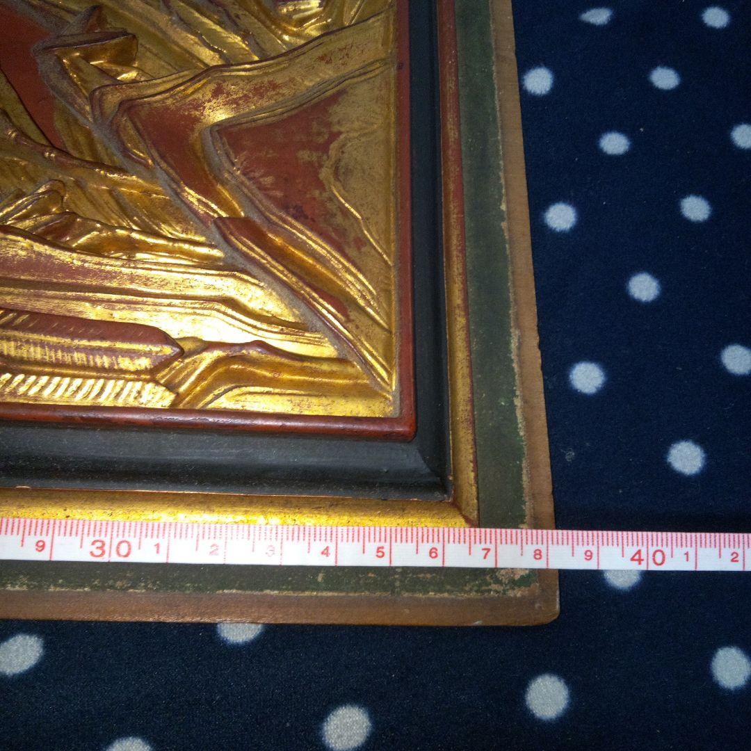 中国　浮き彫り　木彫