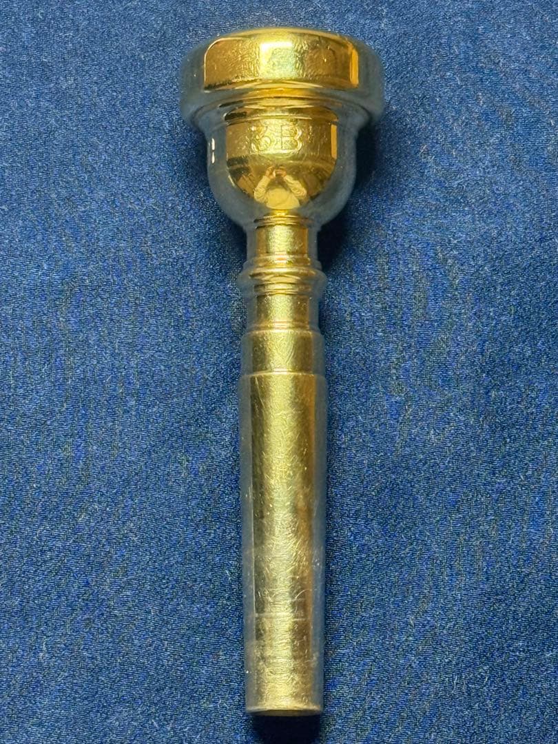 Bach マウスピース GP 金メッキ　3B