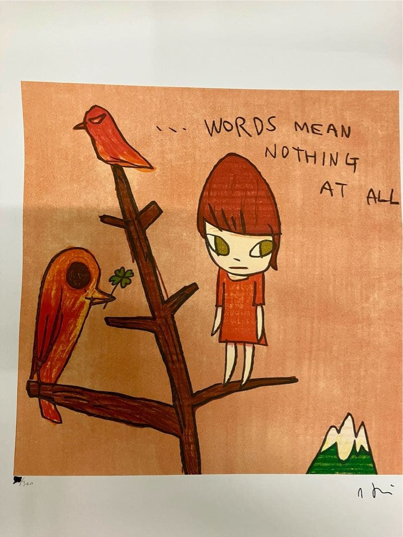 奈良美智 シェイクスピアアーツUKエンボスあり 限定リトグラフ