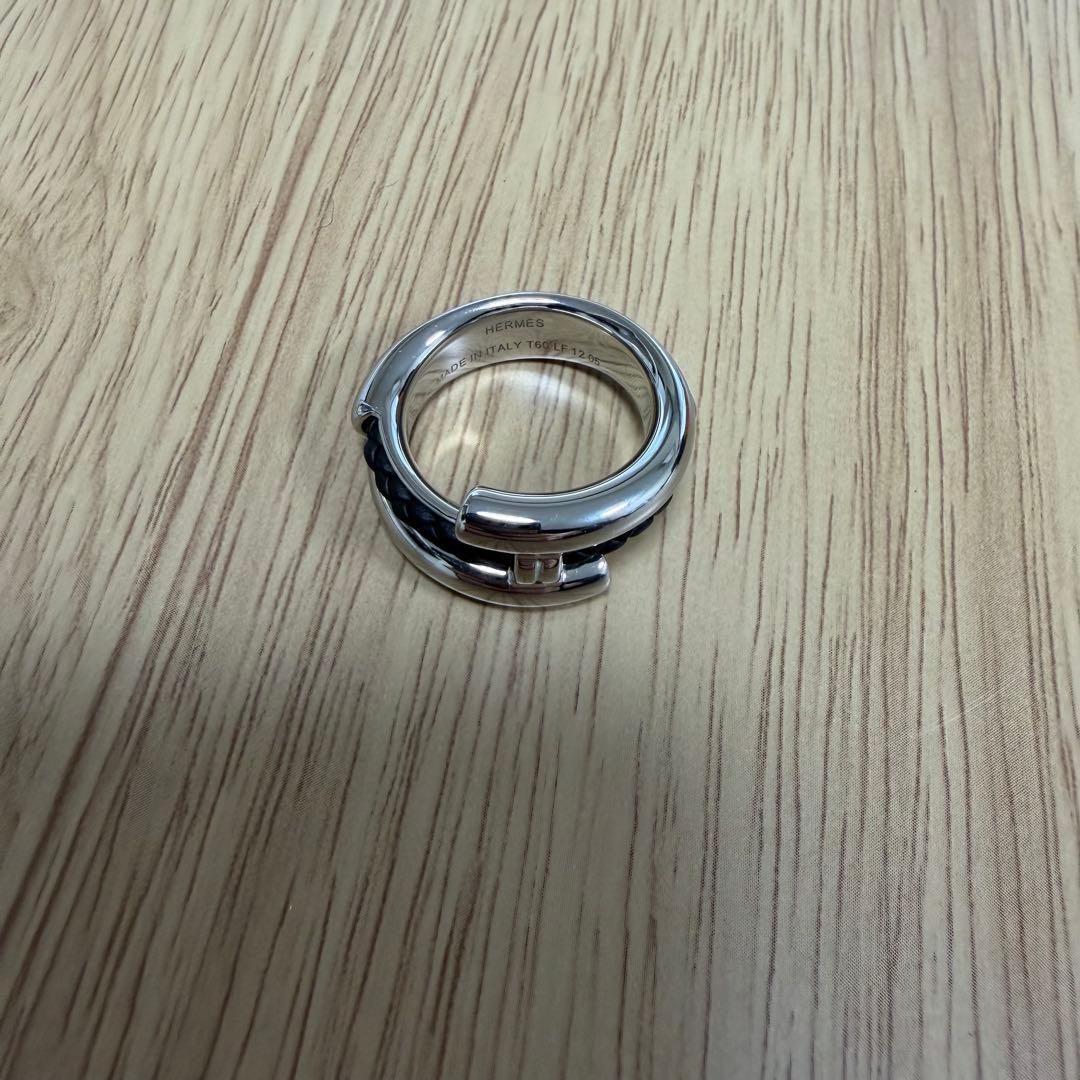 HERMES エルメス　リング 《トゥルニ》 トレッセ　サイズ60