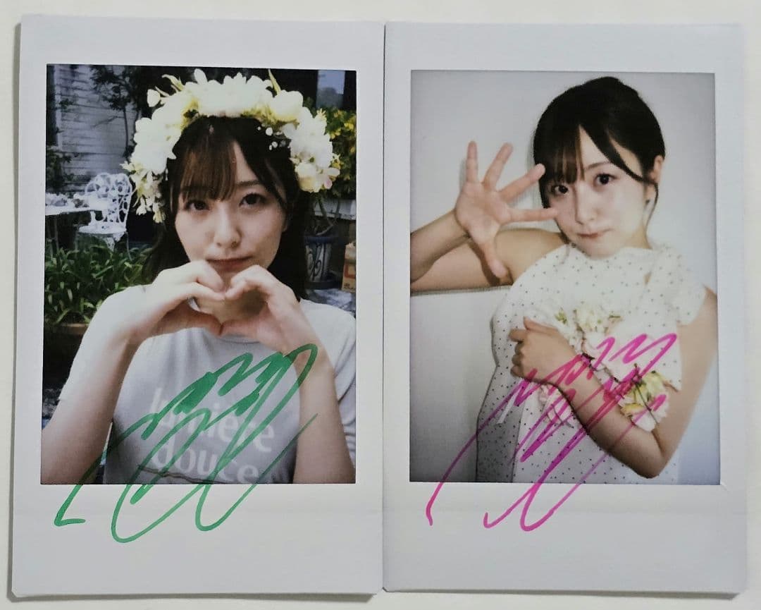 青空ひかり サイン入り チェキセット