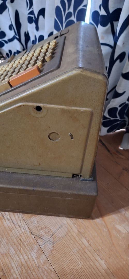 ビンテージ　レジスター　日本製 グレー　キング工業　インダストリアル