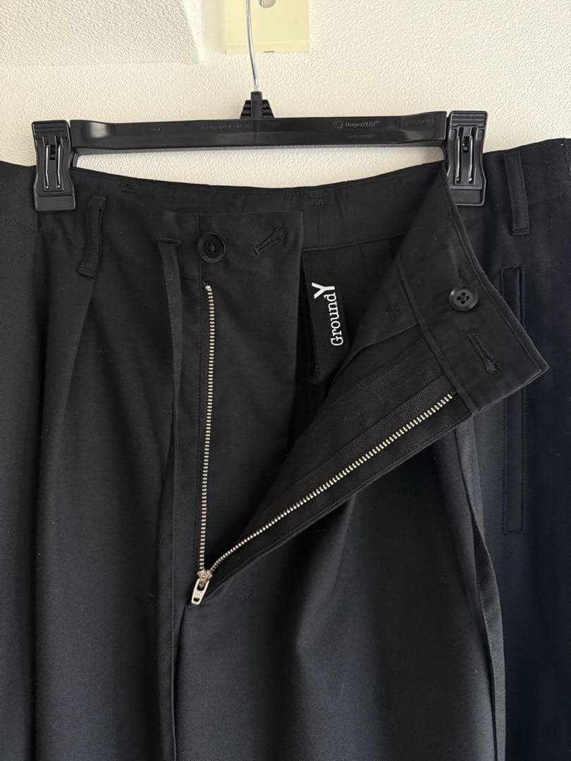 グラウンドY サルエルパンツ ブラック ドロップクロッチ 美品