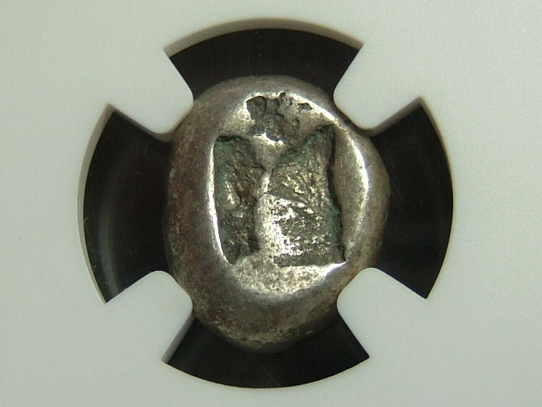 アケメネス朝ペルシャ；シグロス銀貨、NGCスラブ、希少品