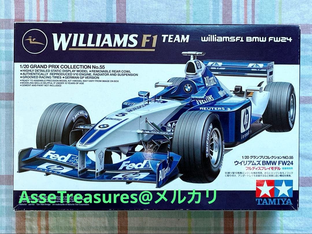 絶版 タミヤ 1/20 ウィリアムズ・BMW FW24