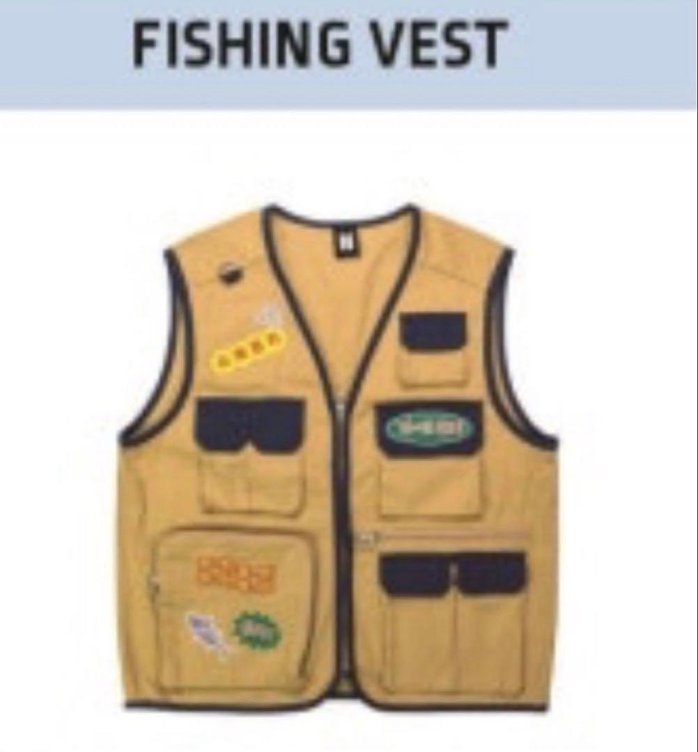BTS ジン Fishing Vest ロサンゼルス US ポップアップ 限定