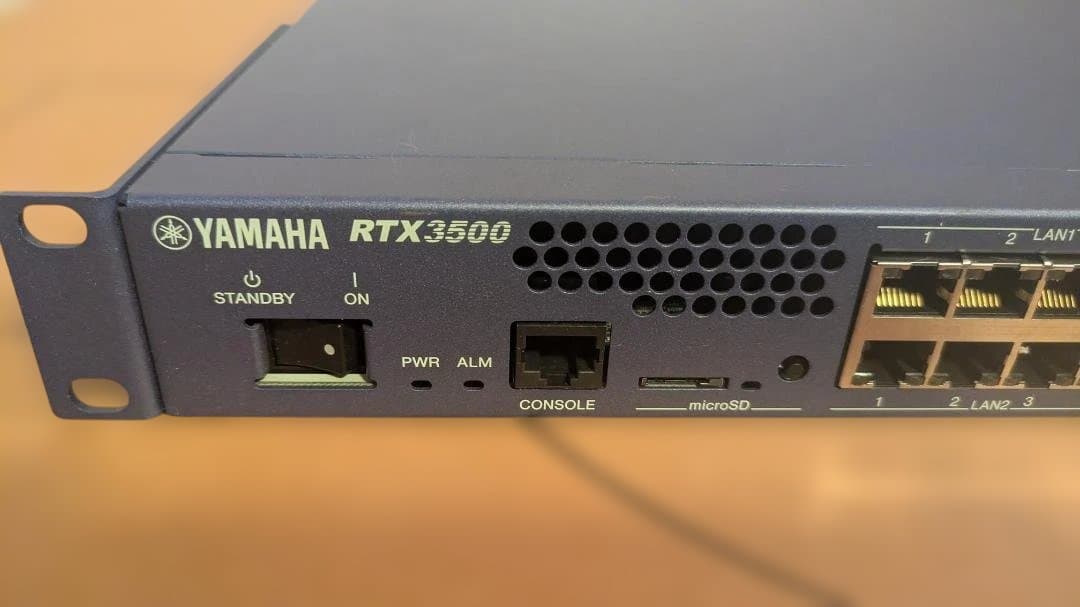 【動作確認済】YAMAHA RTX3500