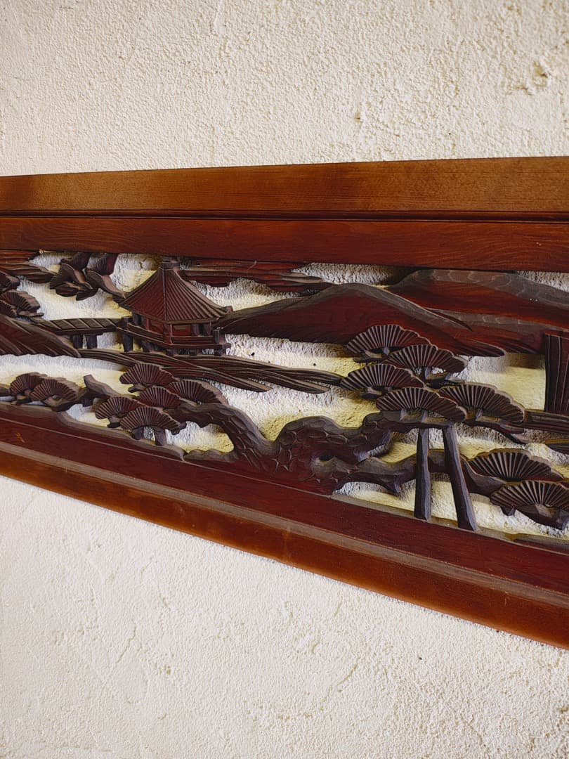 欄間１　古道具　ビンテージ　和建築　店舗什器　M0187