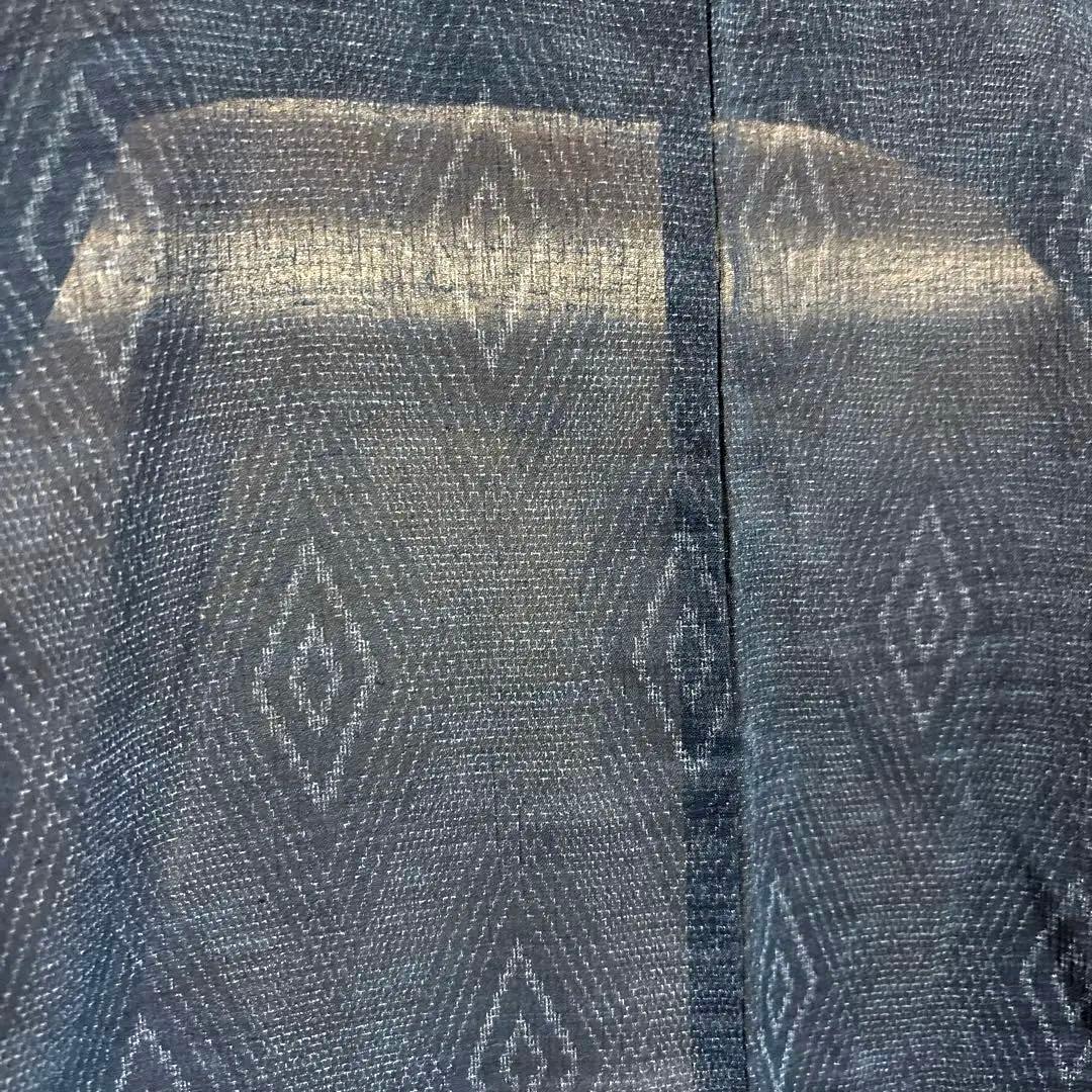 a*J様 未使用近い　美品　正絹　紗紬　小紋　フルセット