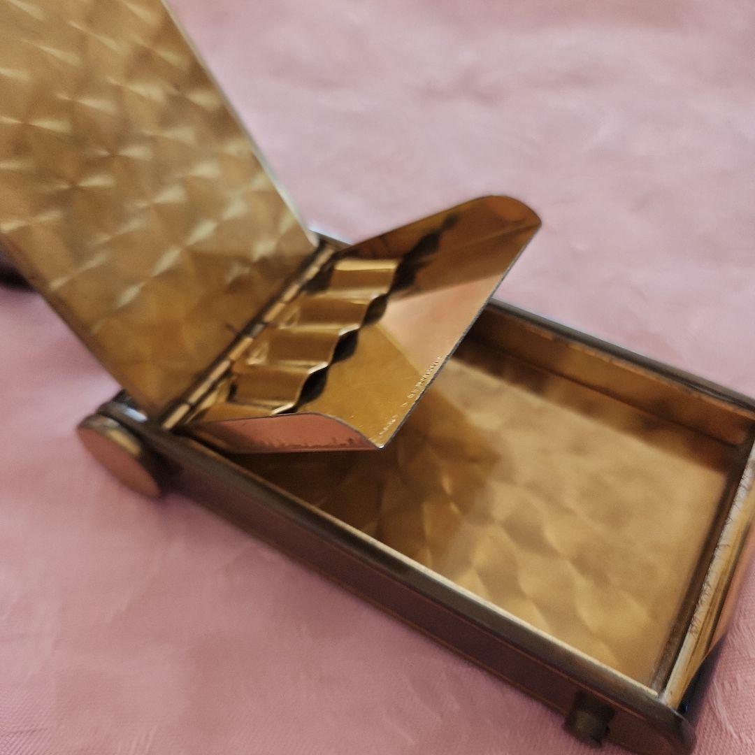 ヴィンテージミュージカルカムラ　アールデコ　ドイツ　ミラー　タバコケース　リップ