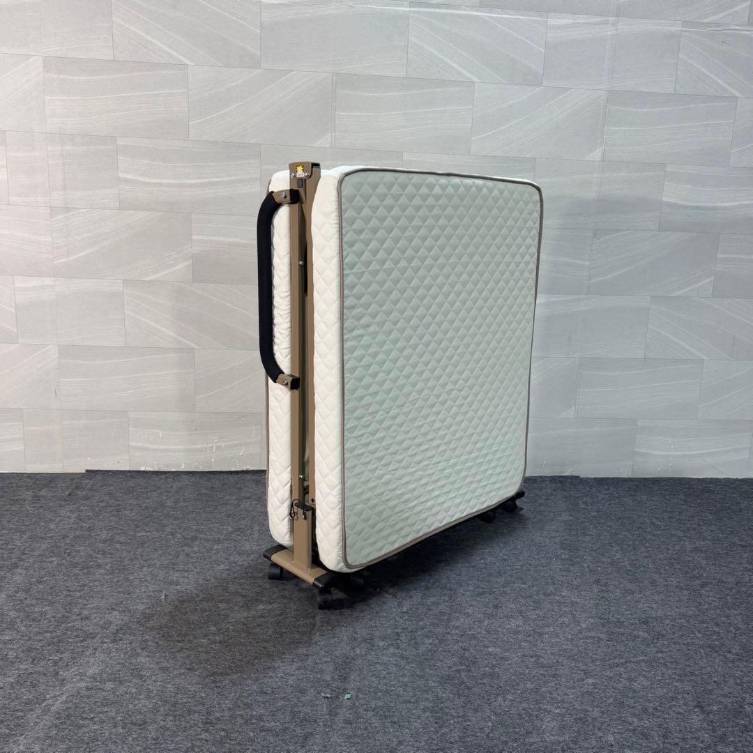 リクライニングベッド ウレタン入り折りたたみ 組立不要 d3563 完成品