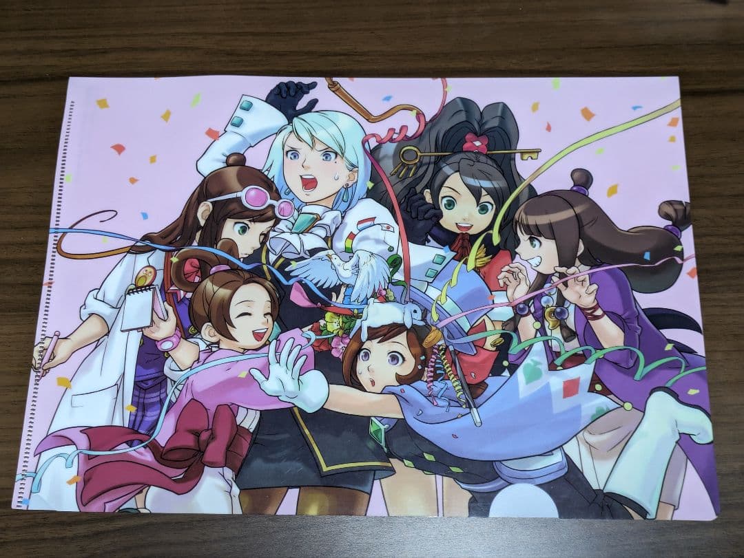 逆転裁判　クリアファイル　イーカプコン　春のキャンペーン