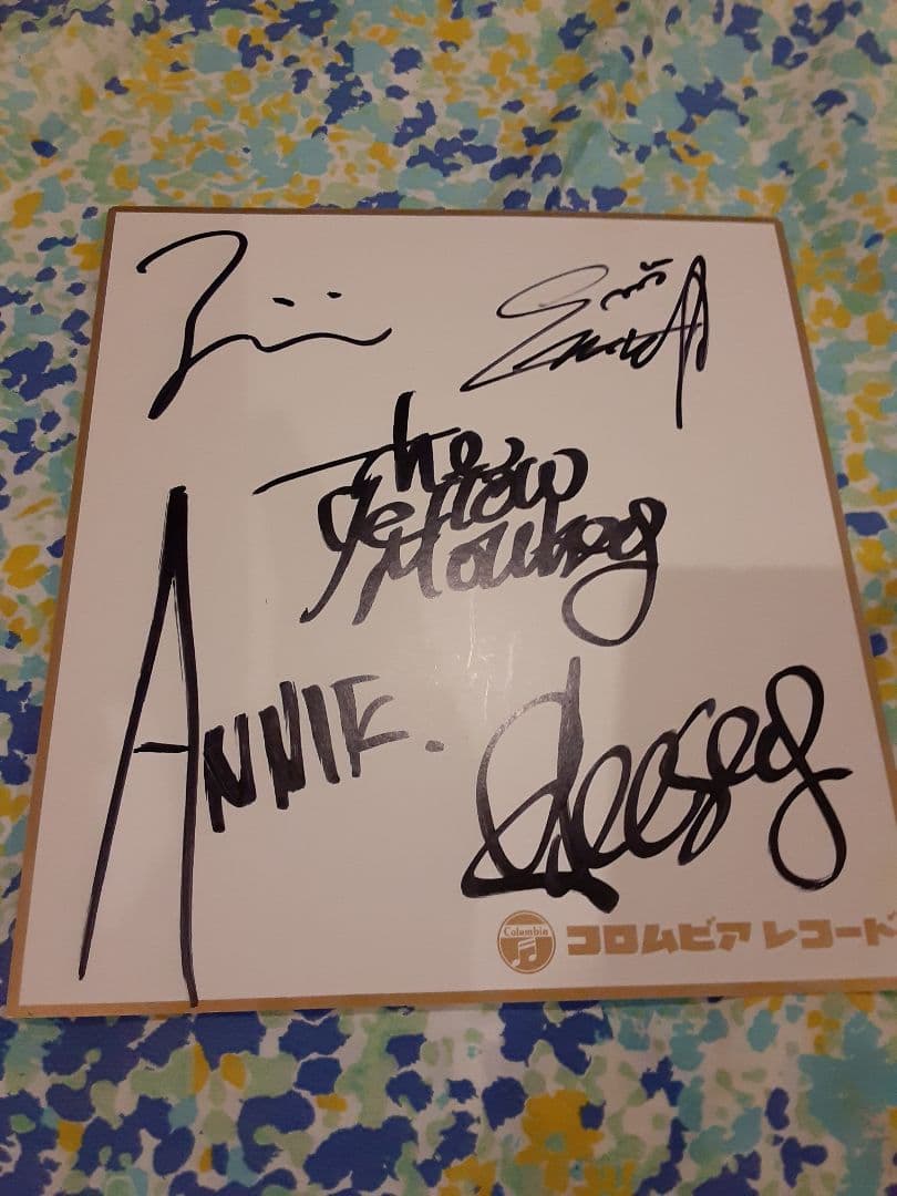 イエローモンキー　直筆サイン