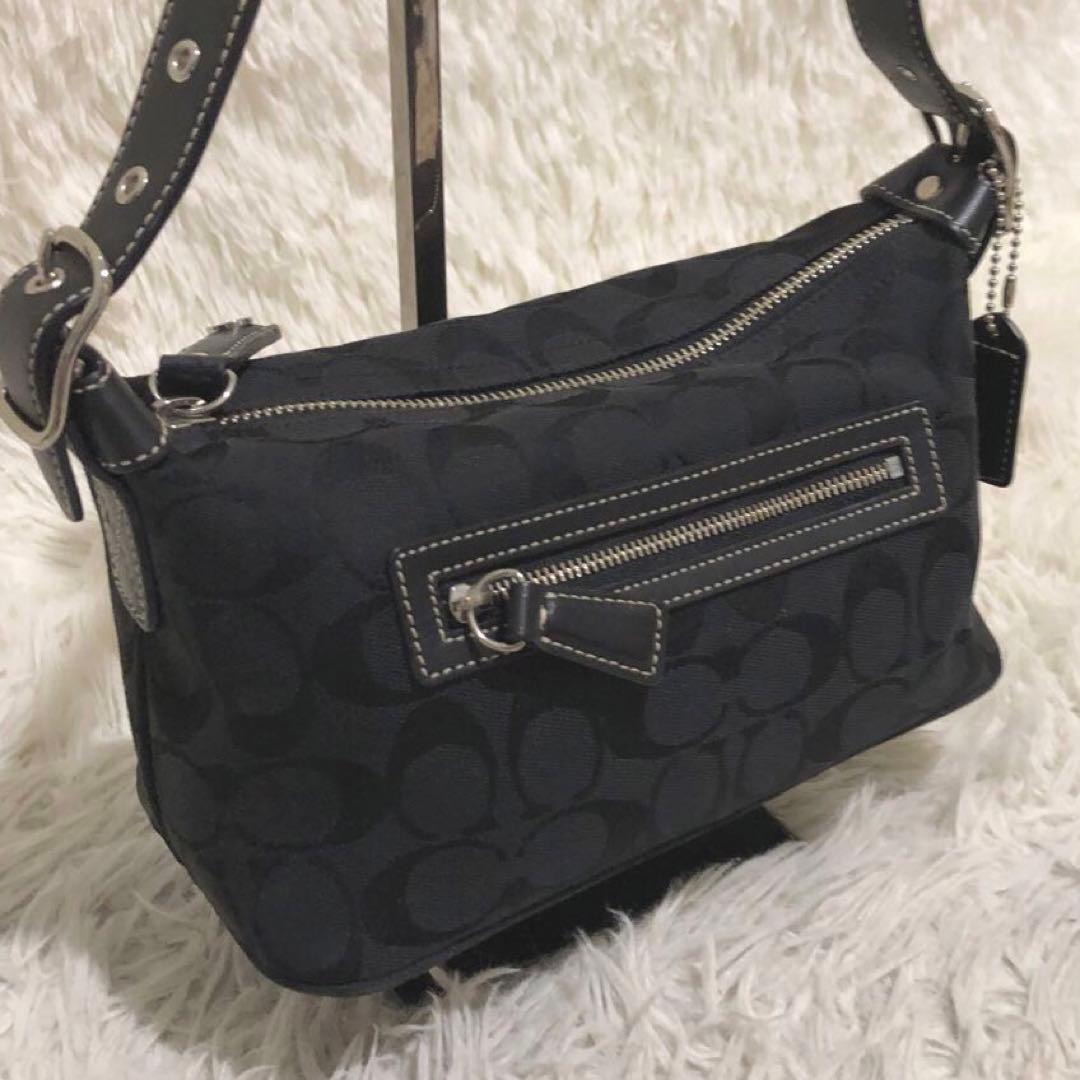 新品同様✨コーチ COACH ワンショルダー ハンドバッグ シグネチャー