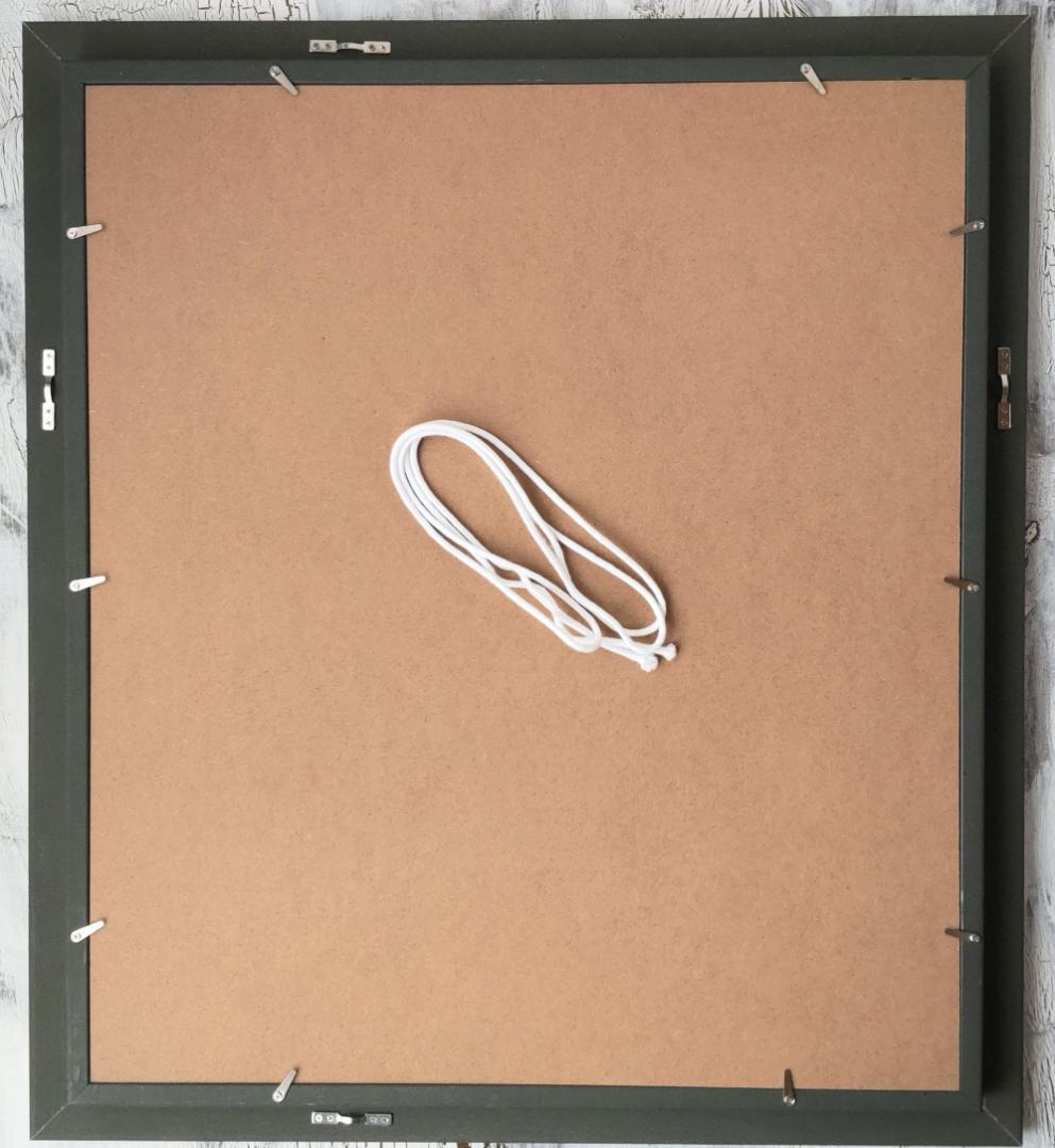 46×53㎝「窓辺の椅子とテーブル」油彩・額装（４枚面画像)・原画・F10