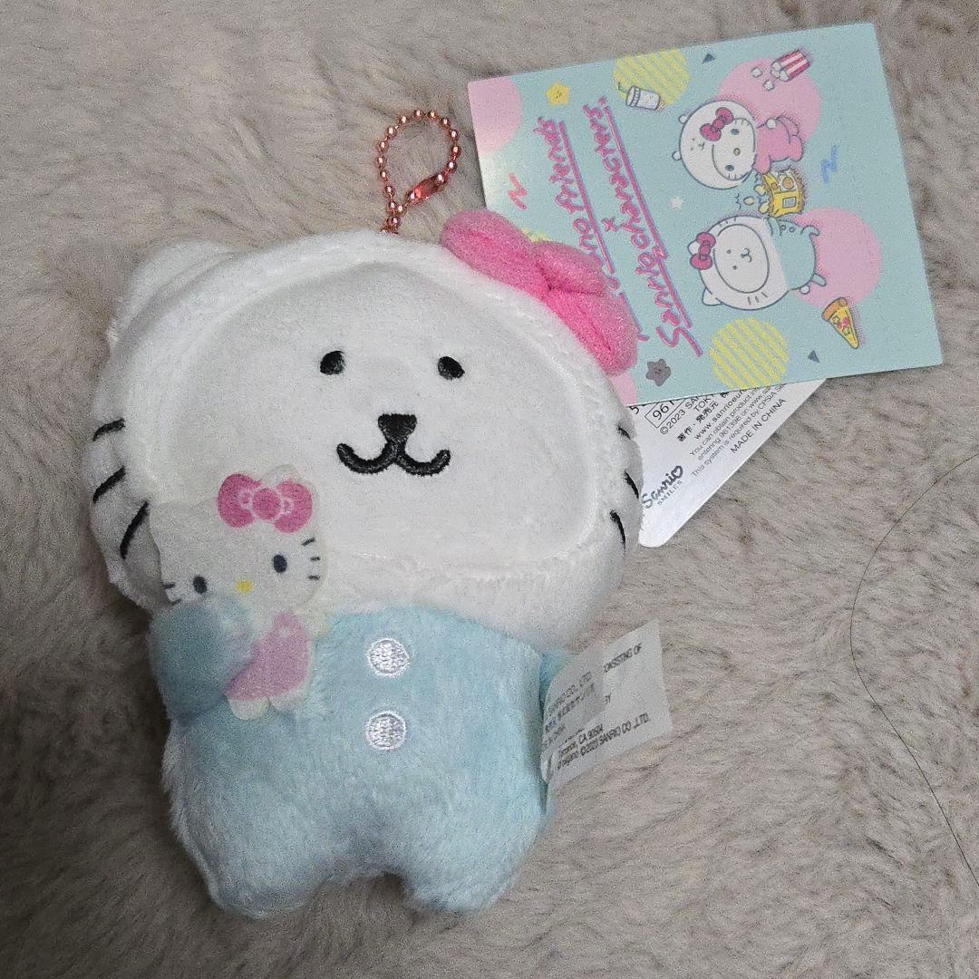 【新品】ナガノフレンズ×サンリオキャラクターズマスコットキーホルダー キティ