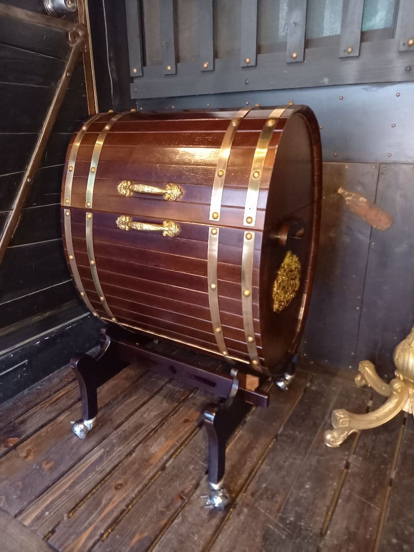 レア　ヴィンテージ　バー　ドリンク　キャリー　オープン　キャビネット　ボックス