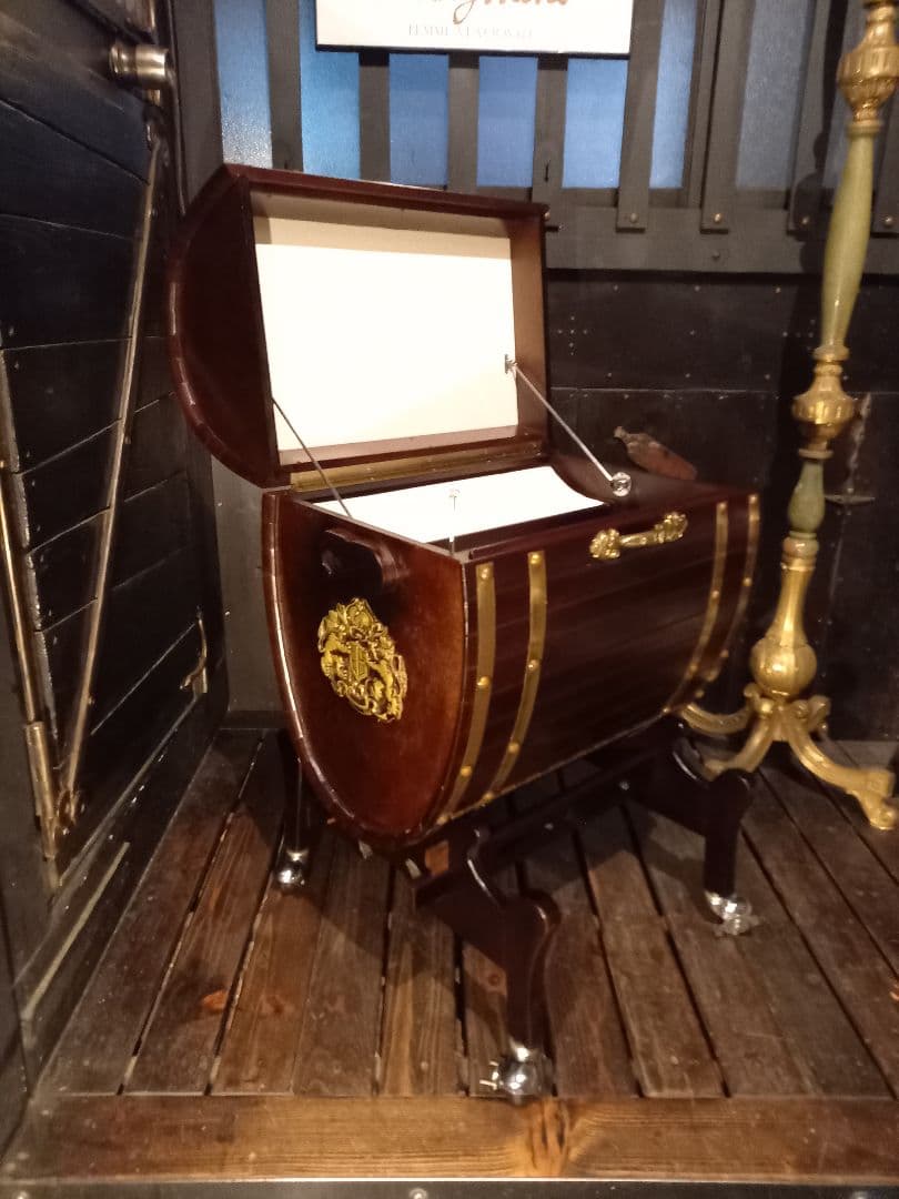 レア　ヴィンテージ　バー　ドリンク　キャリー　オープン　キャビネット　ボックス