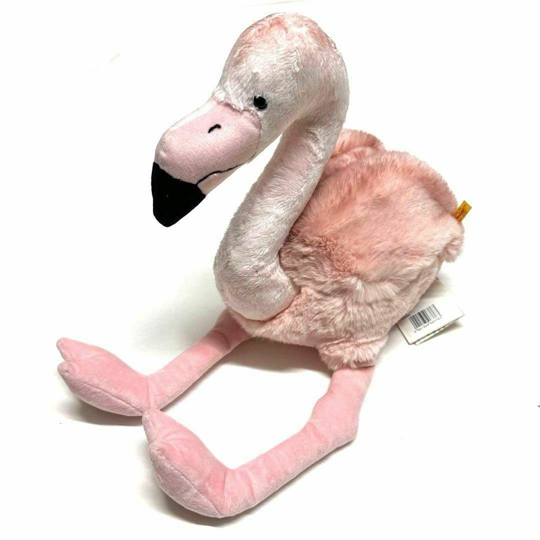 シュタイフ フラミンゴ ピンキー タグ付き 新品 ぬいぐるみ 出産祝い 赤ちゃん