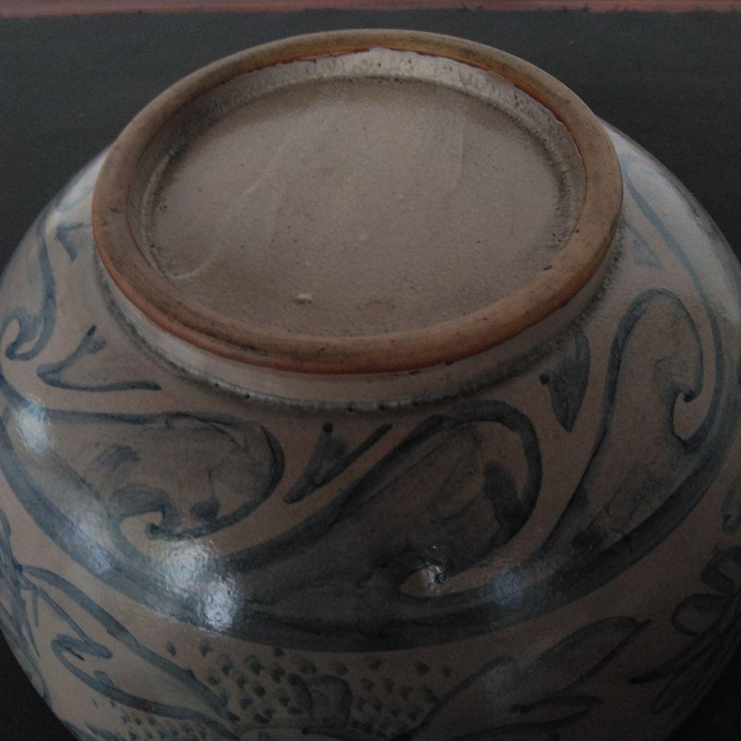 大鉢　茶道具　石はぜ