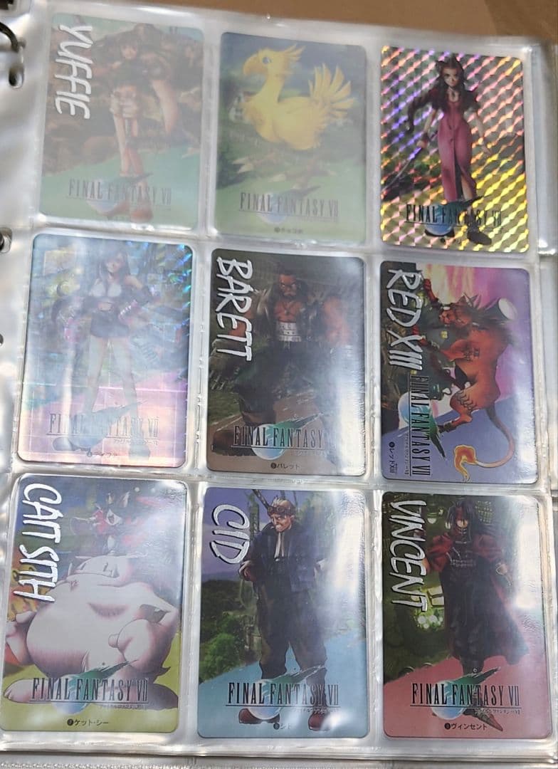 ※難有※　FF7 トレカ　カードダス　コレクションファイル