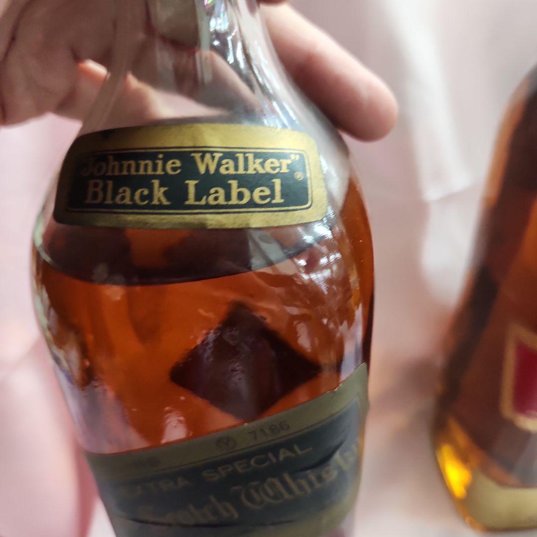 ウイスキー　古酒ジョニーウォーカー　２本セット　未開栓