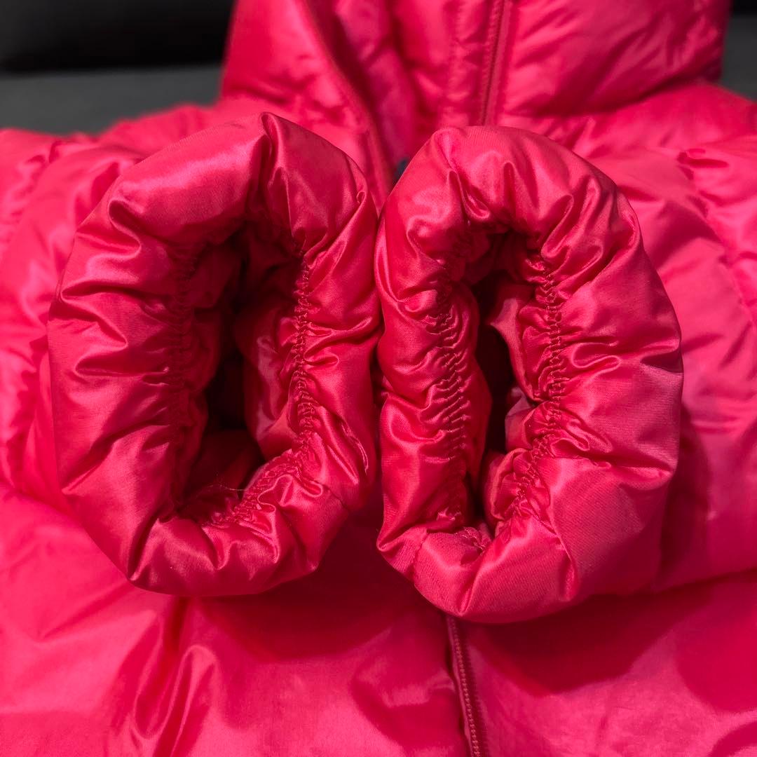 【美品】Moncler フード付き ピンク ダウンコート　92cm