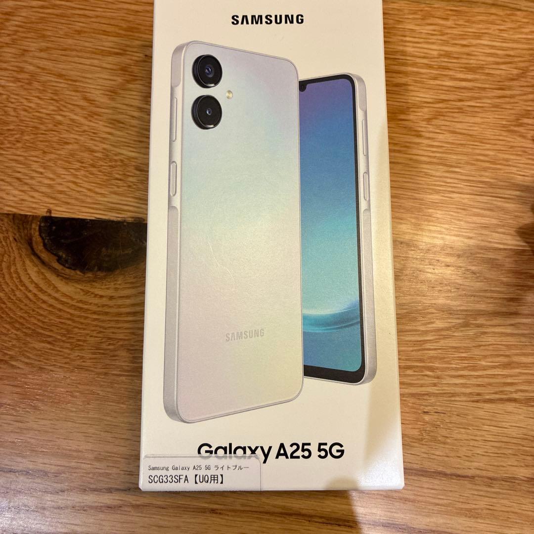 ★新品未開封Samsung GalaxyA25 5G ライトブルーSIMフリー★