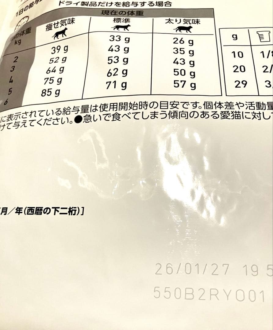 ロイヤルカナン猫消化器サポート可溶性繊維ドライ4kg×2袋 賞味期限27年1月