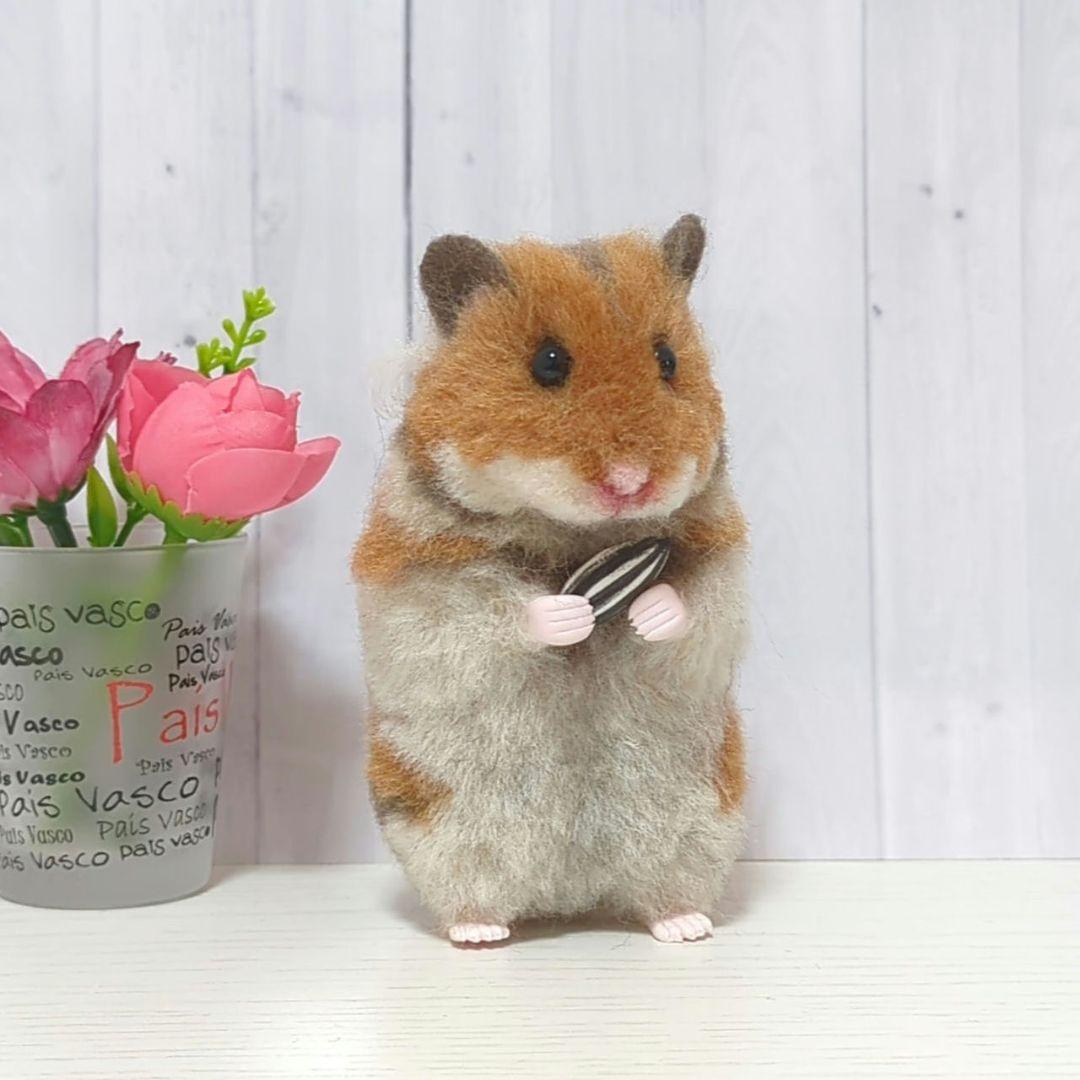 376 K 羊毛フェルト ハムスター