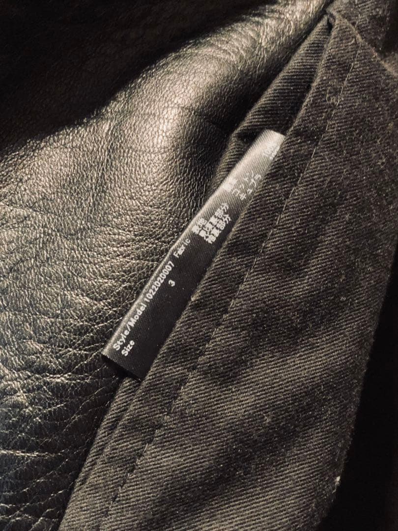 junhashimoto ジュンハシモト ZIP LEATHER SHIRTS