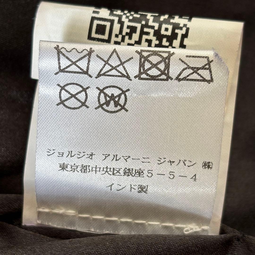 極美品 エンポリオアルマーニ 黒タグ レザージャケット 2WAY 2XLサイズ